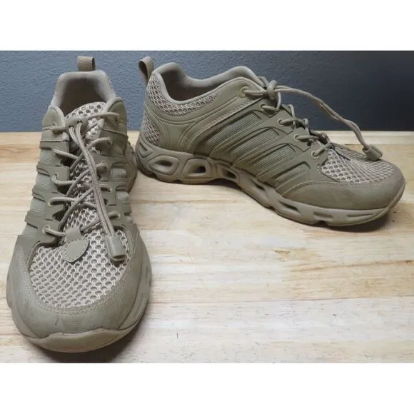 Mens Free Soldier Upstream Shoes Tactical Camping Hiking‎ Breathable Brown Tan 9