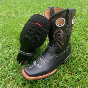 Men’s Genuine Leather Western Rodeo Cowboy Boots