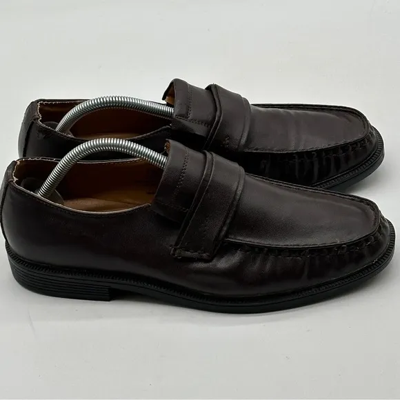 Men's Haband Executive Division Dress Shoes Dark Brown Size 10 D