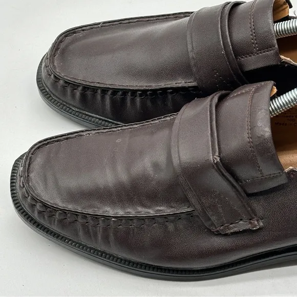 Men's Haband Executive Division Dress Shoes Dark Brown Size 10 D