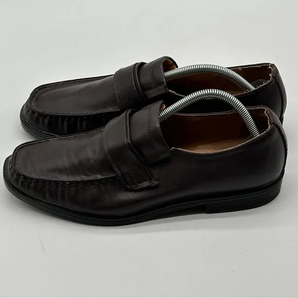 Men's Haband Executive Division Dress Shoes Dark Brown Size 10 D