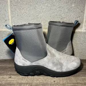 Men's Merrell Jungle Mid Zip Polar Waterproof Ice  Gray Boots Size‎ 10.5 J004151