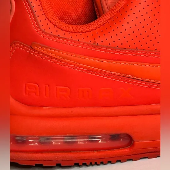 Men's Nike Air Max LTD Men’s Bright Crimson Red Yeezy CW 687977-666 SIze 17 RARE