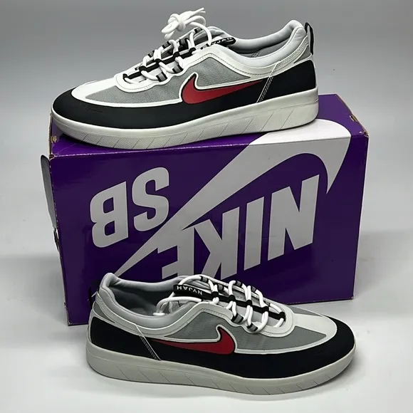 Mens Nike SB Nyjah Free 2 Black Sport Red BV2078-002 new with box