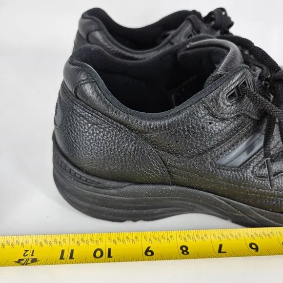 Mens Ortho Shoes SAS 10M Black Leather Journey II Gravity Ortho Walking Lace Up