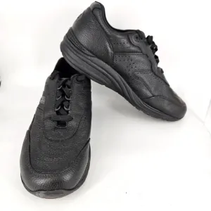 Mens Ortho Shoes SAS 10M Black Leather Journey II Gravity Ortho Walking Lace Up