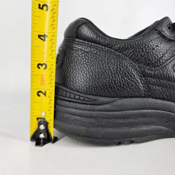 Mens Ortho Shoes SAS 10M Black Leather Journey II Gravity Ortho Walking Lace Up