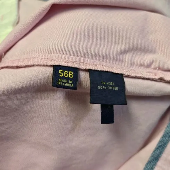 Men's POLO RALPH LAUREN Pink Twill Chino Shorts 56B NWT NEW Classic Fit 9&quot; -9012