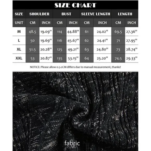 Men's Shawl Neck Cardigan Sweater with Pockets Winter Jacket, Black