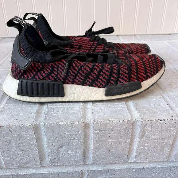 Men’s Size 8 Adidas NMD_R1 STLT Primeknit Red/Core/Black/Red/Blue Shoes