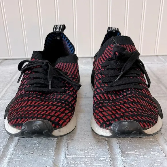 Men’s Size 8 Adidas NMD_R1 STLT Primeknit Red/Core/Black/Red/Blue Shoes
