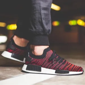 Men’s Size 8 Adidas NMD_R1 STLT Primeknit Red/Core/Black/Red/Blue Shoes