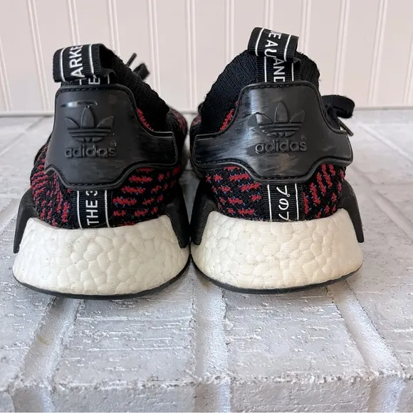 Men’s Size 8 Adidas NMD_R1 STLT Primeknit Red/Core/Black/Red/Blue Shoes