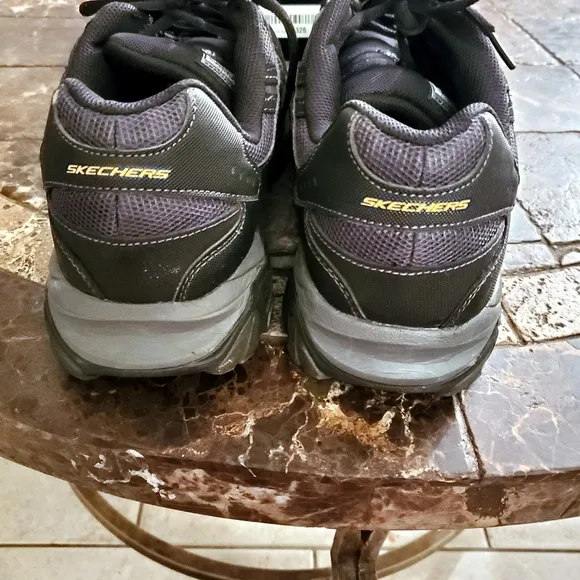 MEN'S SKECHERS WORK 77055 CANKTON STEEL TOE WORK SHOES 14W NWT