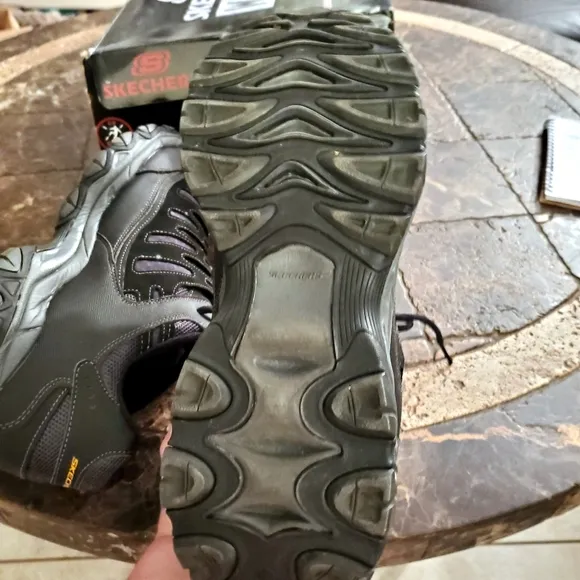 MEN'S SKECHERS WORK 77055 CANKTON STEEL TOE WORK SHOES 14W NWT