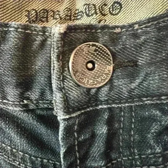Men's Sz 31 Parasuco Denim Embroidered Fashion Jeans