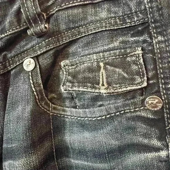 Men's Sz 31 Parasuco Denim Embroidered Fashion Jeans