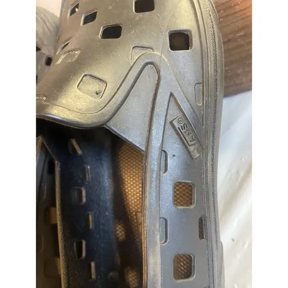 Men's Vans Trek Slip-On Black Plastic Shoes-Size 9-The Activewear/Water Shoe‎