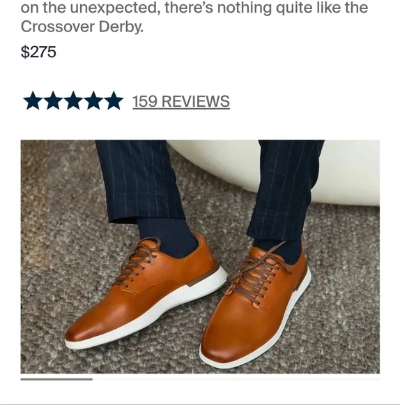 Men's Wolf &amp; Shepherd Crossover Dress Shoe