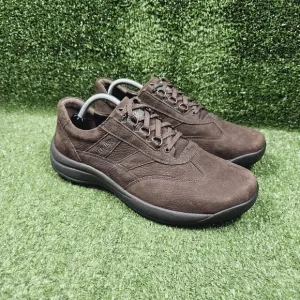 Mephisto Air Jet Runoff Brown Leather Oxford Comfort Walking Shoes Mens Size 10