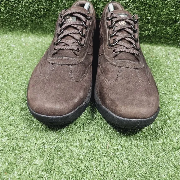 Mephisto Air Jet Runoff Brown Leather Oxford Comfort Walking Shoes Mens Size 10