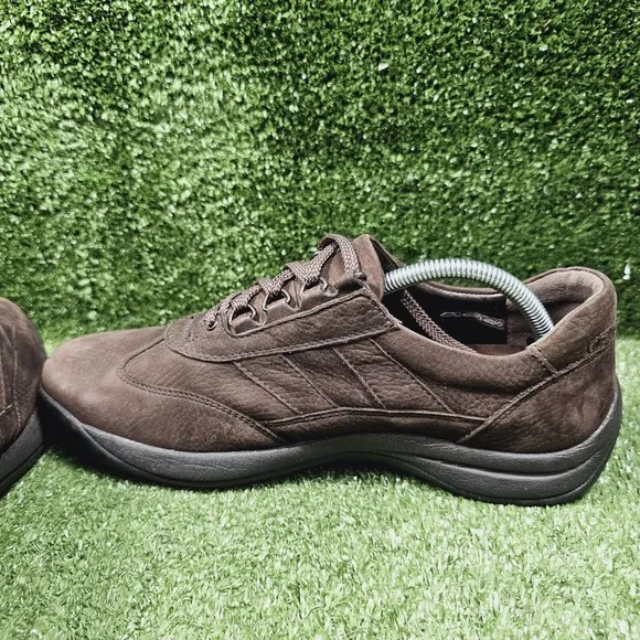 Mephisto Air Jet Runoff Brown Leather Oxford Comfort Walking Shoes Mens Size 10