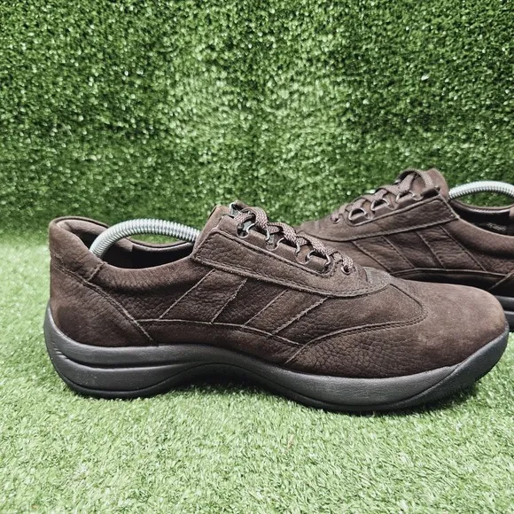 Mephisto Air Jet Runoff Brown Leather Oxford Comfort Walking Shoes Mens Size 10
