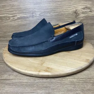 Mephisto Baduard Black Leather Smooth Nubuck Loafers Men’s Size 8 US Slip On
