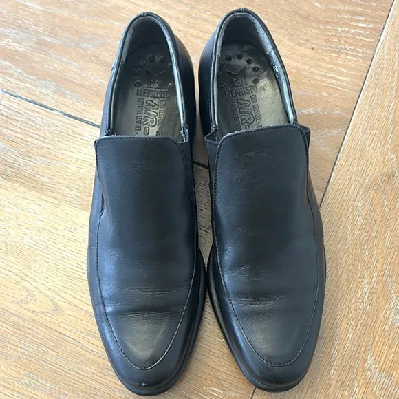 Mephisto Bertrane Leather Slip On Shoes
