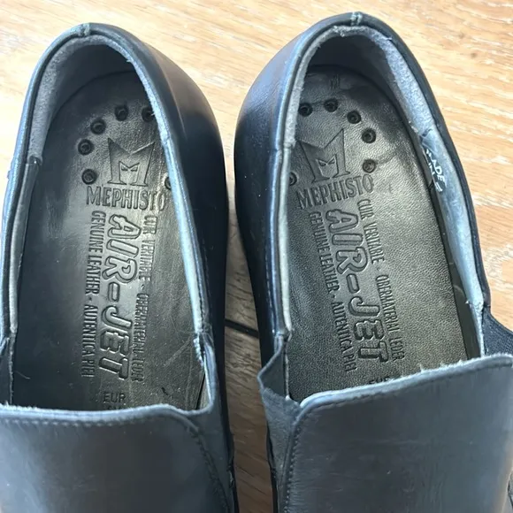 Mephisto Bertrane Leather Slip On Shoes