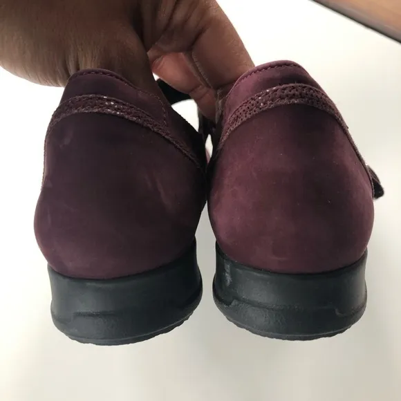Mephisto Leather Mary Janes Size 8 Suede comfort Shoes