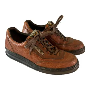 MEPHISTO MATCH BROWN LEATHER WALKING COMFORT CASUAL SHOES MEN'S SIZE 9