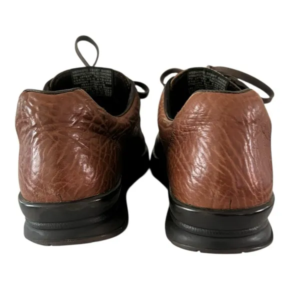 MEPHISTO MATCH BROWN LEATHER WALKING COMFORT CASUAL SHOES MEN'S SIZE 9