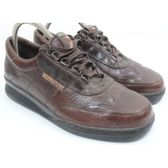 Mephisto Match Walking Shoes Runoff Air Jet Desert Brown Leather Men’s 7 Wmns 9