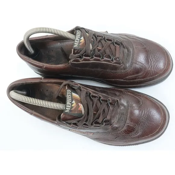 Mephisto Match Walking Shoes Runoff Air Jet Desert Brown Leather Men’s 7 Wmns 9
