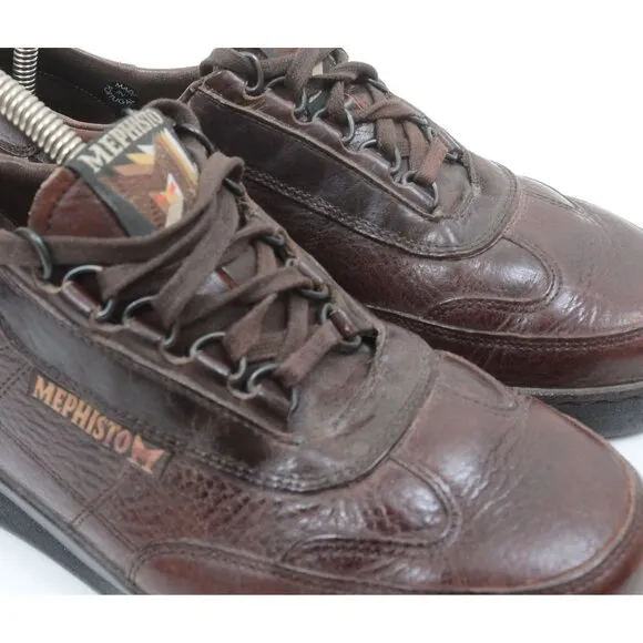 Mephisto Match Walking Shoes Runoff Air Jet Desert Brown Leather Men’s 7 Wmns 9