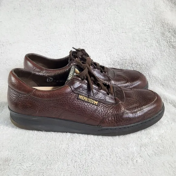 Mephisto Men’s Runoff Leather Oxford Air Jet Sport Lace Up Walking Shoe Size 13