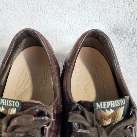 Mephisto Men’s Runoff Leather Oxford Air Jet Sport Lace Up Walking Shoe Size 13