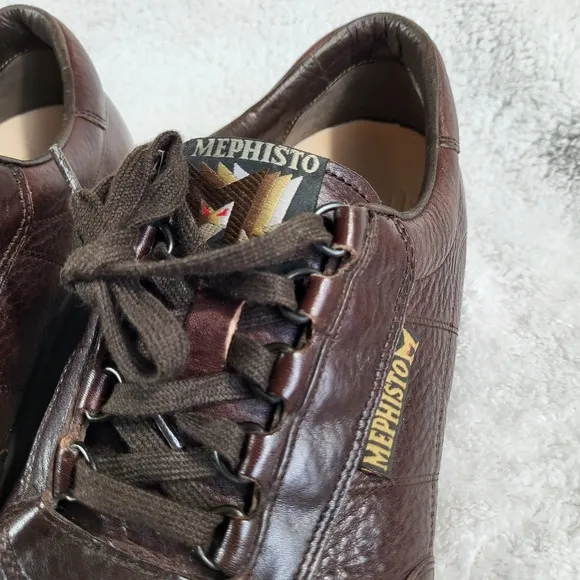 Mephisto Men’s Runoff Leather Oxford Air Jet Sport Lace Up Walking Shoe Size 13