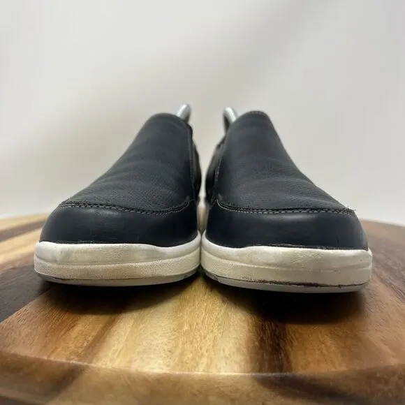 Mephisto Valter Slip On Leather Shoes Dark Navy Men’s Size 8