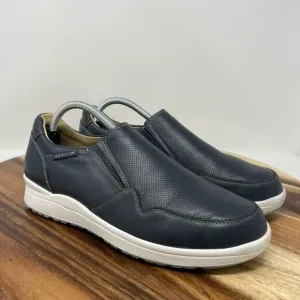 Mephisto Valter Slip On Leather Shoes Dark Navy Men’s Size 8