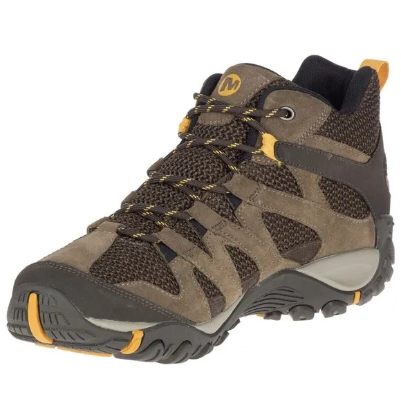 Merrell Alverstone Mid Waterproof Hiking Boots New In Box Fast Ship Mens 10