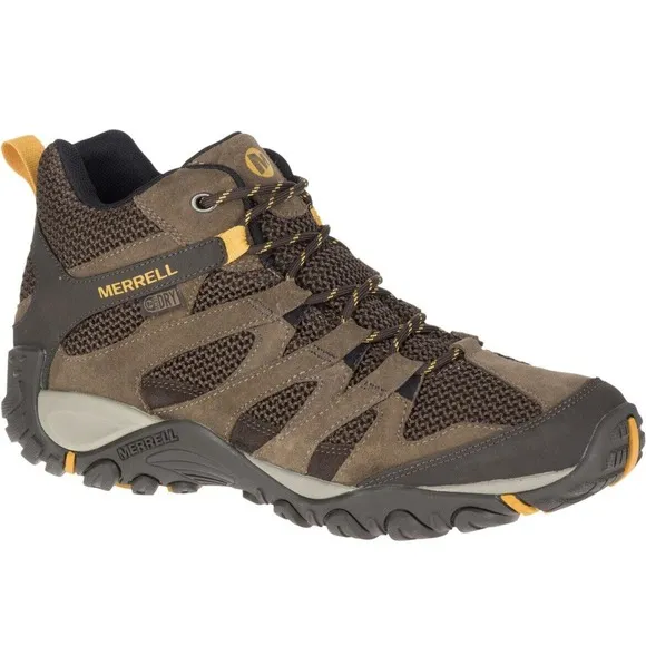 Merrell Alverstone Mid Waterproof Hiking Boots New In Box Fast Ship Mens 10