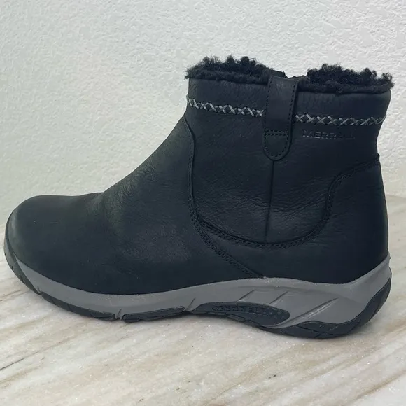 Merrell boots ankle waterproof winter sz 10.5 W Encore zip J003616W