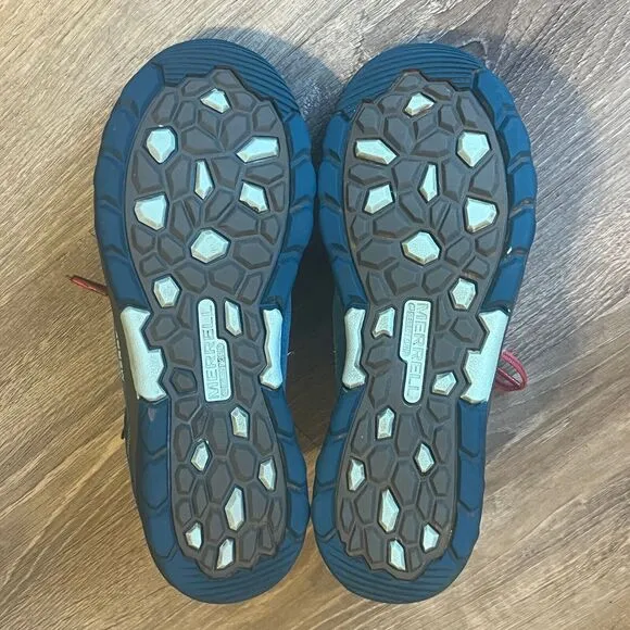 Merrell Capra Mid Waterproof Hiking Boots Blue Teal Mens 5 UK 4 Womens 7.5‎