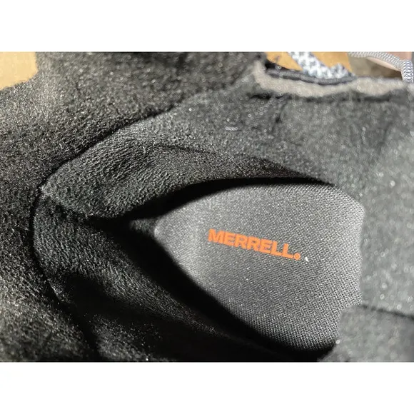 Merrell Gorpcore Thermo Chill Mid Waterproof Hiking Boots Mens 14W Gray Lace-Ups