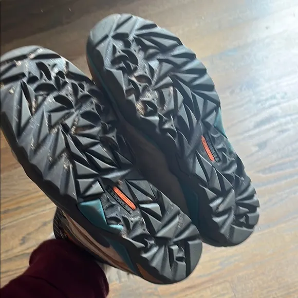 Merrell gray and Teal Hiking Boots