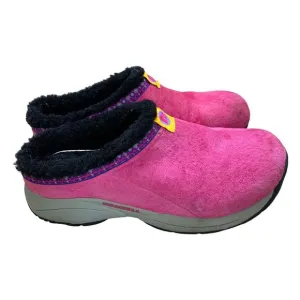 Merrell Hot Pink Kids Girls Camping Shoes Slip On House Shoes Size 5.5