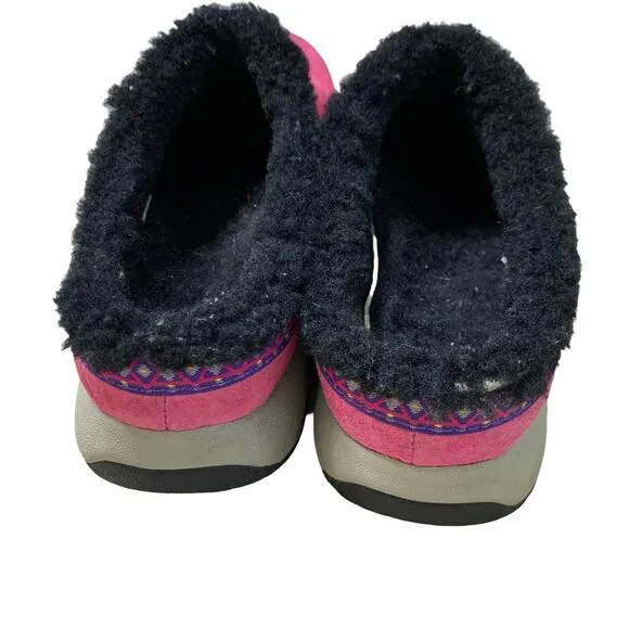 Merrell Hot Pink Kids Girls Camping Shoes Slip On House Shoes Size 5.5
