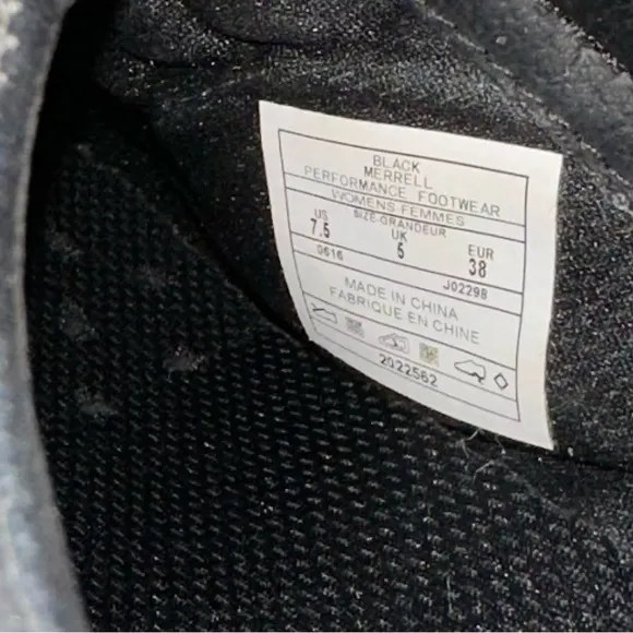 Merrell J02298 Applaud Breeze Mule Black Slip On Clog Size 7.5